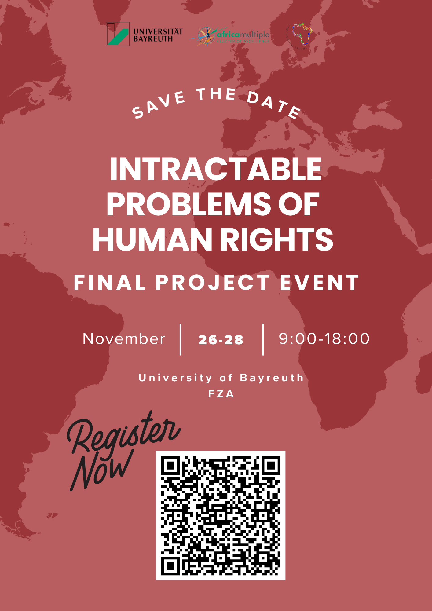 Intractable Problems of Human Rights Event Poster